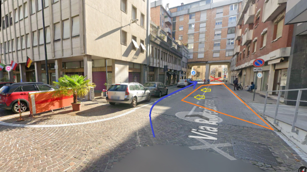 Divieto di transito e di sosta su parte di via Rovereto dal 7 al 9 maggio.